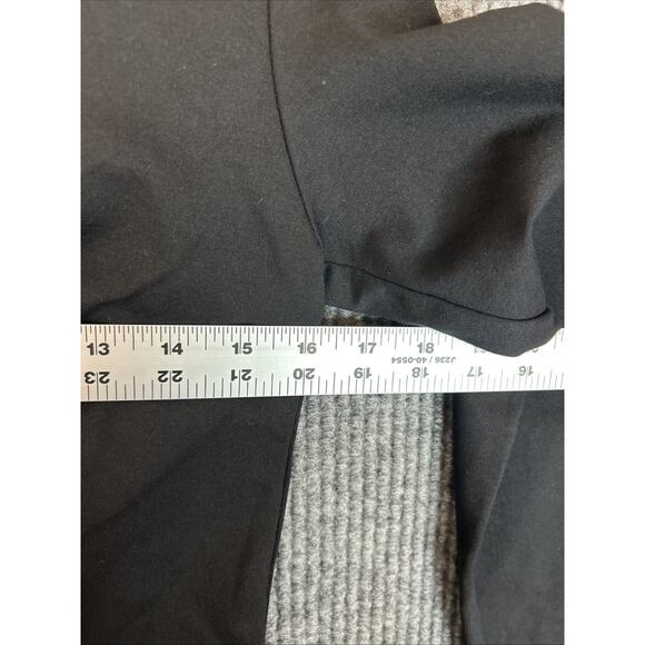 BCBG Maxazria Womens Peplum Blouse Size Small Black Square Neck Classic Capsule - Picture 8 of 8